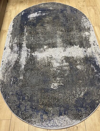 Овальный ковёр Panda  BB333A_L_GREY_C_BLUE, Турция