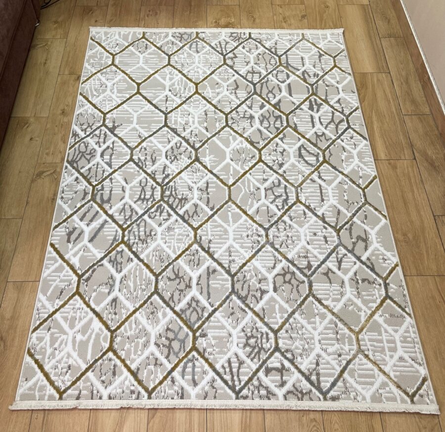 Прямоугольный ковёр Forte 6232A_MUSTARD_MUSTARD, Турция