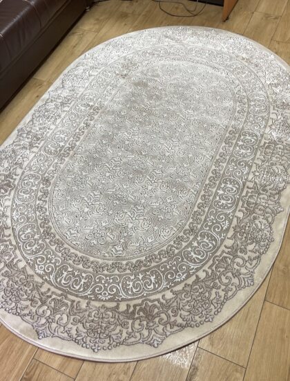 Овальный ковёр Palermo 00501A_L_BEIGE_CREAM, Турция