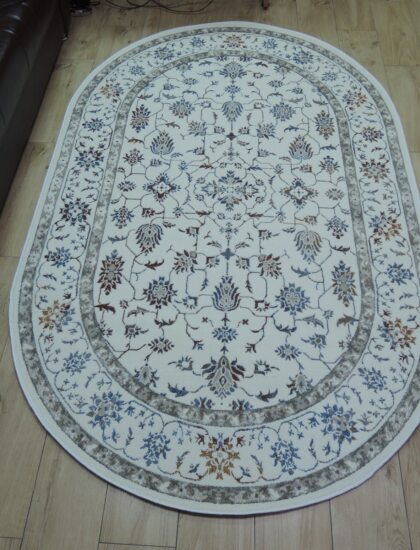 Овальный ковёр Selin  2887A_CREAM_CREAM, Турция