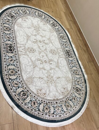 Овальный ковёр Irani lux 6839A_D_BLUE_D_BLUE, Турция
