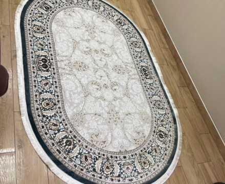 Овальный ковёр Irani lux 6839A_D_BLUE_D_BLUE, Турция