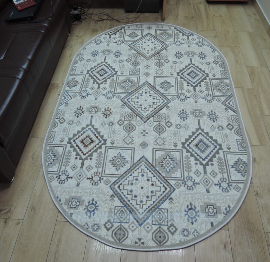 Овальный ковёр Selin  3123A_CREAM_CREAM, Турция