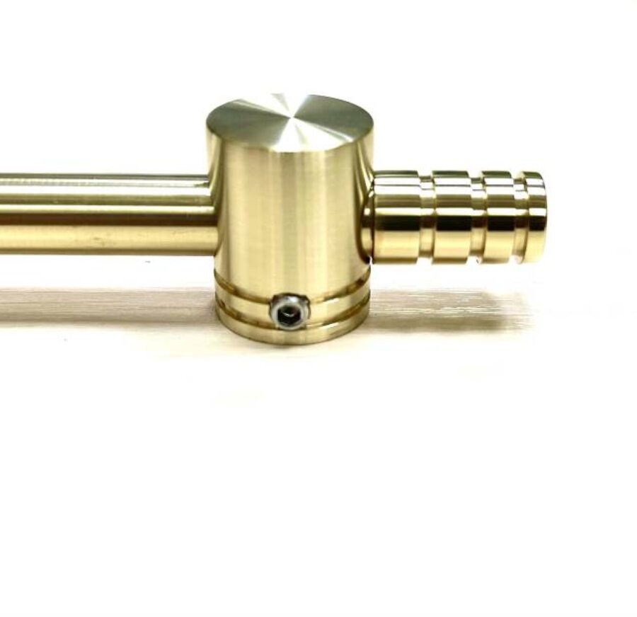 Длина 1,9 м. Ковродержатель из латуни L015 Пруток 12 мм