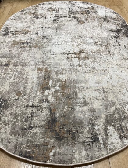 Овальный ковёр Effero  A787AG_GREY_L_BROWN, Турция