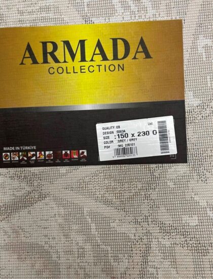 Овальный ковёр Armada 5563A_GREY_GREY, Турция