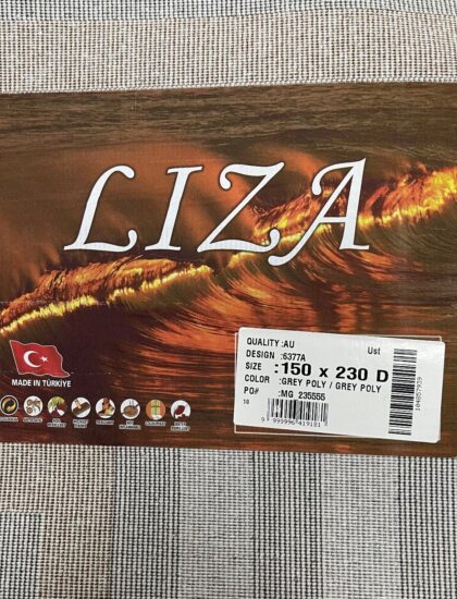 Прямоугольный ковёр Liza 6377A_GREY_GREY, Турция