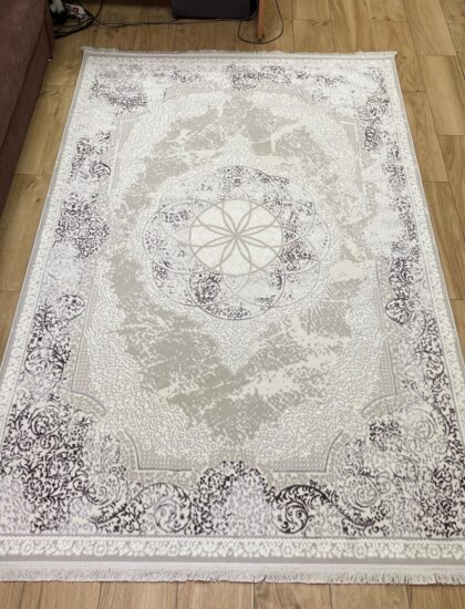 Прямоугольный ковёр Valentino + vigo 5994A_L_GREY_L_GREY, Турция