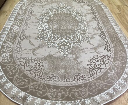 Овальный ковёр Atlas 3448A_VIZON_BEIGE, Турция