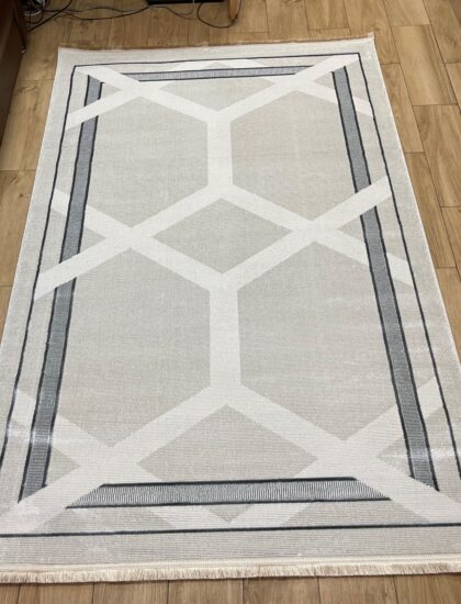 Прямоугольный ковёр Carina 4914A_BEIGE_BEIGE, Турция