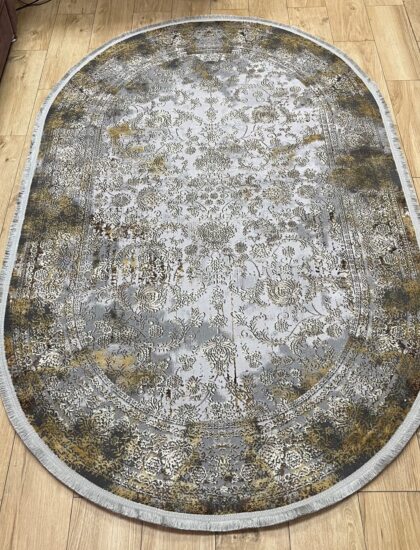 Овальный ковёр Liza 6360A_BEIGE_BEIGE, Турция