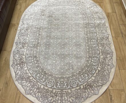 Круглый ковёр Palermo 00501A_L_BEIGE_CREAM, Турция