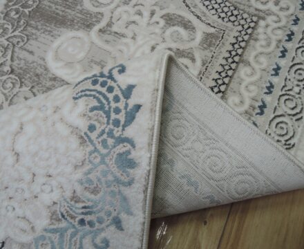 Квадратный ковёр Palmira 2539A_CREAM_BLUE, Турция