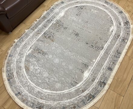 Овальный ковёр Carina 4913A_GREY_GREY, Турция