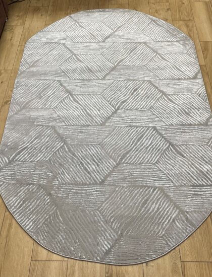 Овальный ковёр Roma  4027A_GREY_GREY, Турция