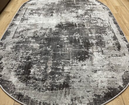 Овальный ковёр Effero  A792AK_D_GREY_L_GREY, Турция