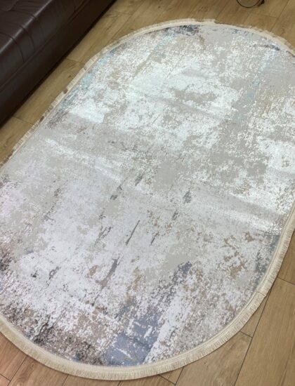 Овальный ковёр Carina 4917A_CREAM_CREAM, Турция