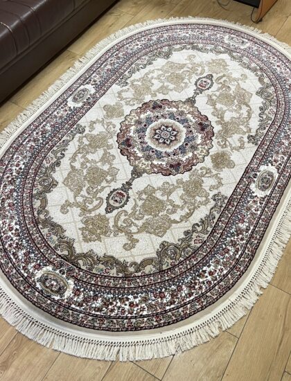 Овальный ковёр Shahriyar 3854N_CREAM_CREAM, Турция