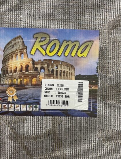 Прямоугольный ковёр Roma  5028B_BEIGE_CREAM, Турция