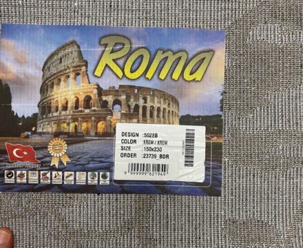 Прямоугольный ковёр Roma  5028B_BEIGE_CREAM, Турция