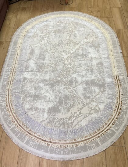 Овальный ковёр Valentino + vigo 6025A_GOLD_GOLD, Турция