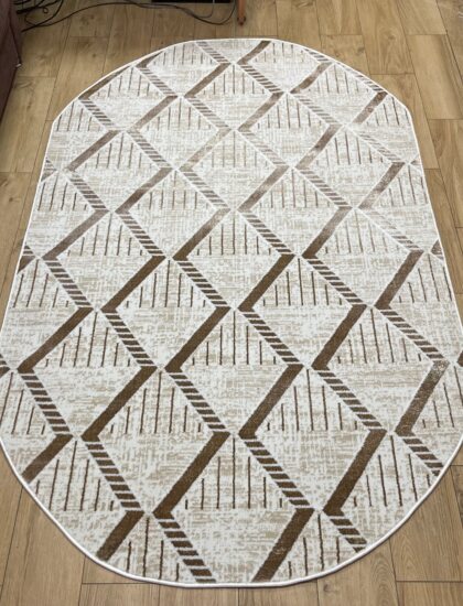 Овальный ковёр Roma  4025A_BEIGE_CREAM, Турция