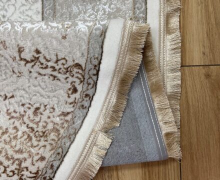 Овальный ковёр Carina 4907A_CREAM_CREAM, Турция