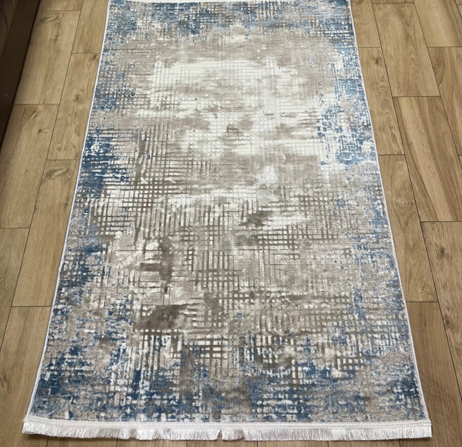 Прямоугольный ковёр Atlas  3645A_BLUE_CREAM, Турция