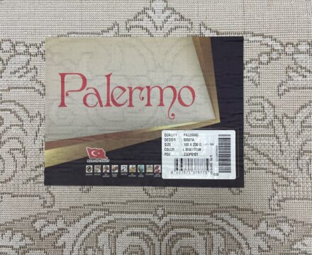 Круглый ковёр Palermo 00501A_L_BEIGE_CREAM, Турция