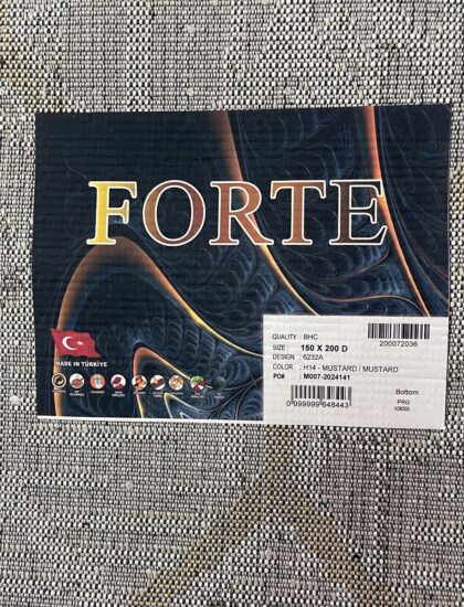 Прямоугольный ковёр Forte 6232A_MUSTARD_MUSTARD, Турция