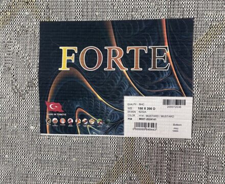 Прямоугольный ковёр Forte 6232A_MUSTARD_MUSTARD, Турция