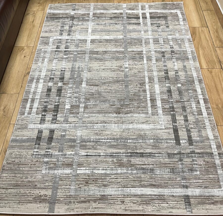 Прямоугольный ковёр Effero  A791AQ_L_GREEY_GREY, Турция