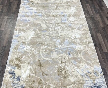 D070B_CREAM SHIRINK / BLUE FDY