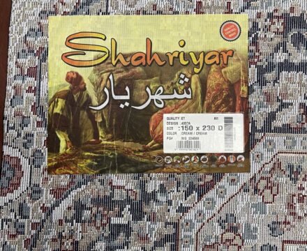 Прямоугольный ковёр Shahriyar 4057A_CREAM_CREAM, Турция