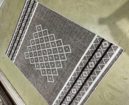 Прямоугольный ковёр Effero  A513BD_L_BROWN_GREY, Турция