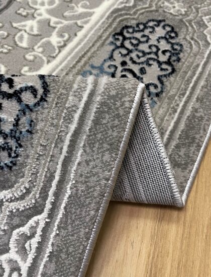 Прямоугольный ковёр Atlas 3373A_GREY_BLUE, Турция