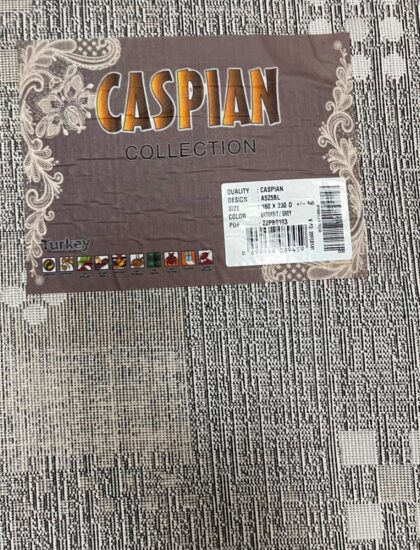 Прямоугольный ковёр Effero  A525BL_ANTRASIT_GREY, Турция