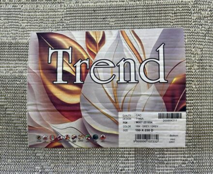 Прямоугольный ковёр Trend 7146A_GREY_GREY,