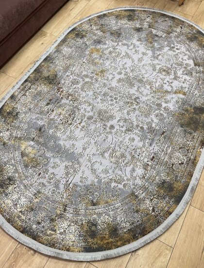 Овальный ковёр Liza 6360A_BEIGE_BEIGE, Турция