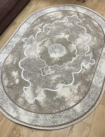 Круглый ковёр Palermo 01289C_CREAM_L_BEIGE, Турция