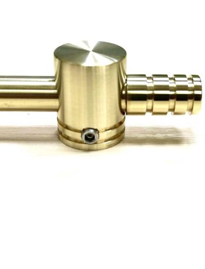 Длина 1,1 м. Ковродержатель из латуни L015 Пруток 12 мм