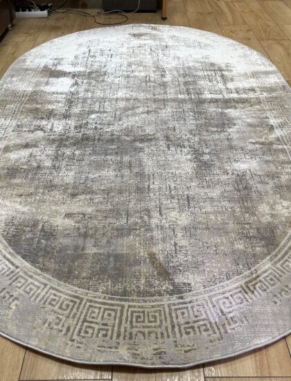 Овальный ковёр Panda  A1384A_IVORY_BEIGE, Турция