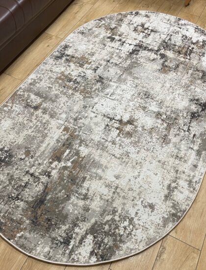 Овальный ковёр Effero  A787AG_GREY_L_BROWN, Турция