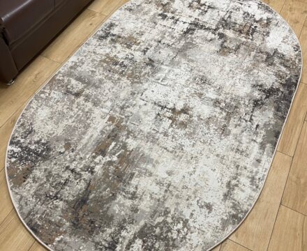 Овальный ковёр Effero  A787AG_GREY_L_BROWN, Турция