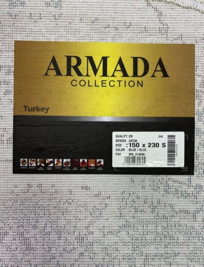 Овальный ковёр Armada  3473A_BLUE_BLUE, Турция