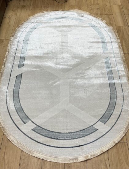 Овальный ковёр Carina 4914A_BEIGE_BEIGE, Турция