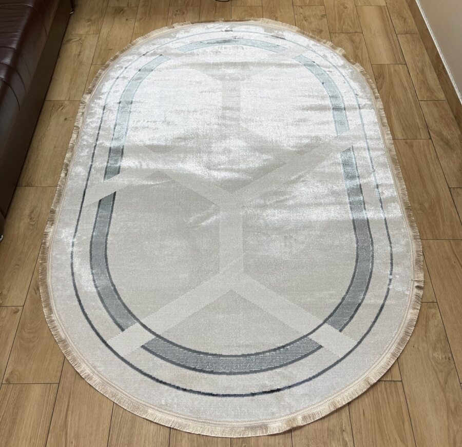 Овальный ковёр Carina 4914A_BEIGE_BEIGE, Турция