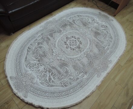 Овальный ковёр Palmira 2539A_CREAM_CREAM, Турция