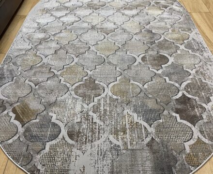 Овальный ковёр Panda  0YO75A_TILE_MUSTARD, Турция