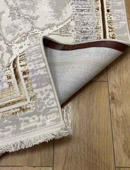 Квадратный ковёр Valentino + vigo 6025A_GOLD_GOLD, Турция